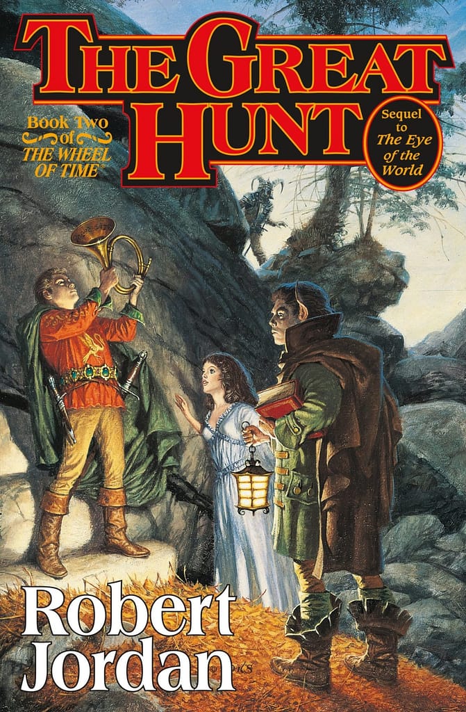 Book cover for The Great Hunt by Robert Jordan